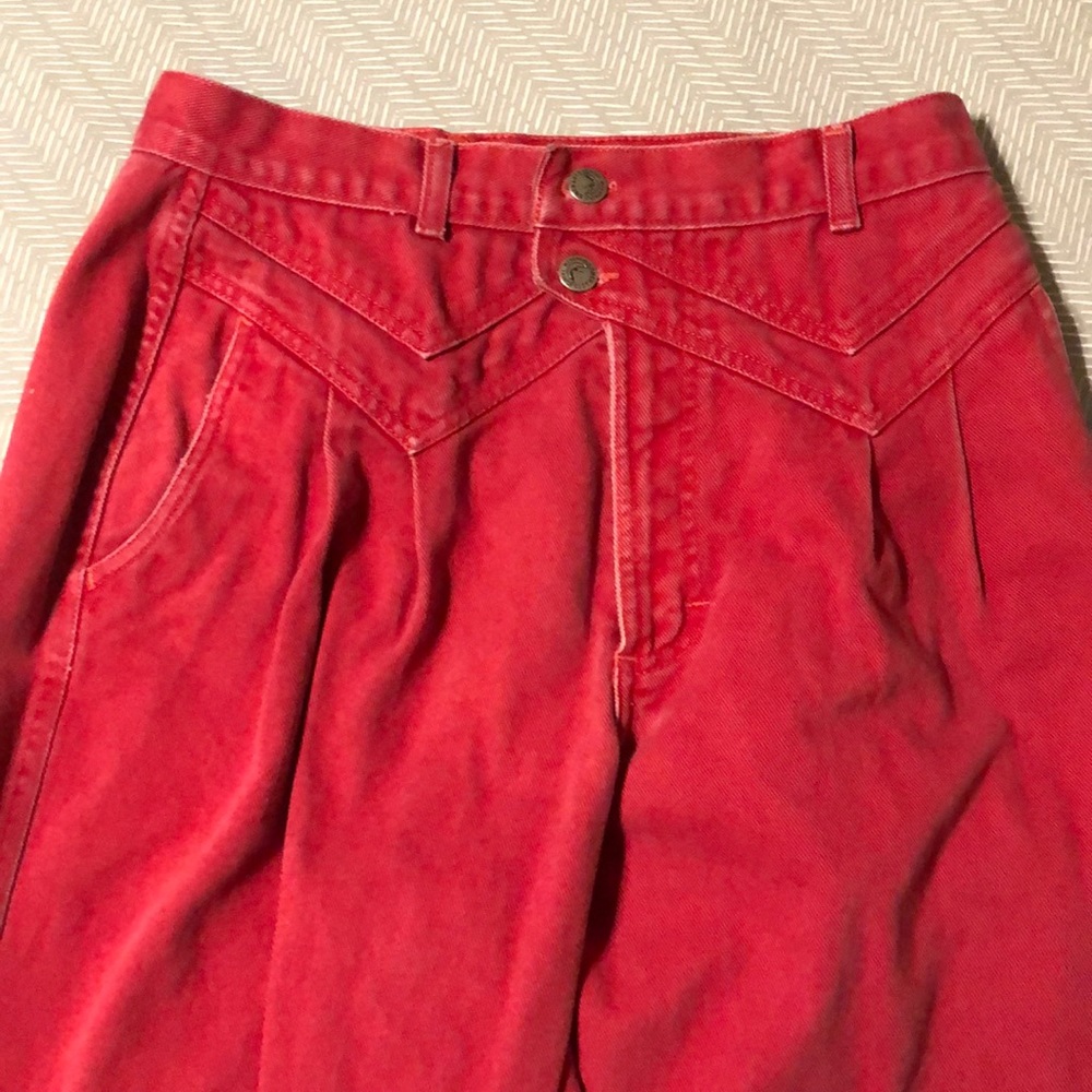 Red Vintage Rocky Mountain Jeans